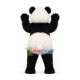 Adult Lively Panda Mascot Long Wool Costume Adult Lively Panda Mascot Long Wool Costume