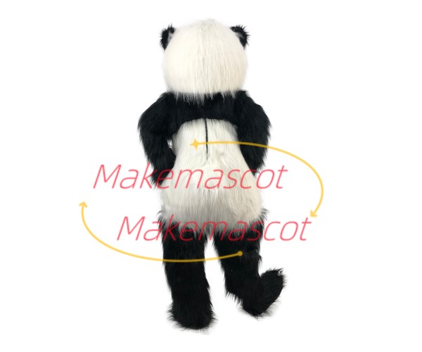 Adult Lively Panda Mascot Long Wool Costume Adult Lively Panda Mascot Long Wool Costume