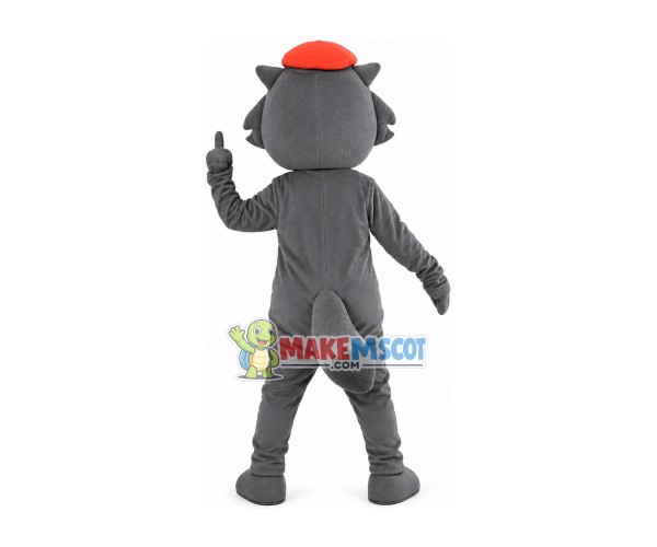 Villain Wolffy Mascot Cartoon Costume
