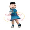Fuss The Lucy In Blue Dress Cartoon Mascot Costume