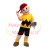 Determined Charlie Brown Mascot Cartoon Costume