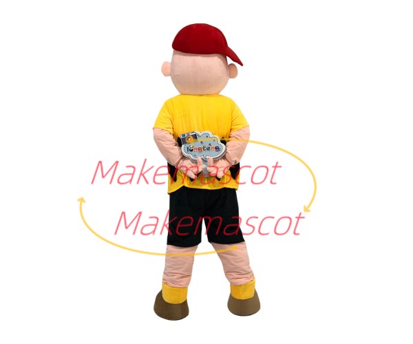 Determined Charlie Brown Mascot Cartoon Costume