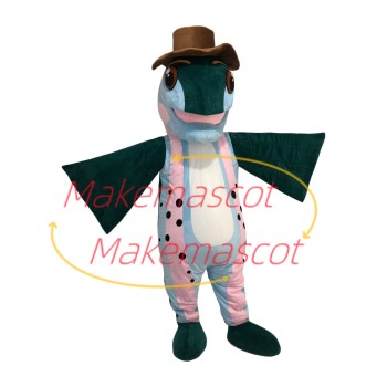 Gorgeous Sea Fish With Easy Life Mascot Costume