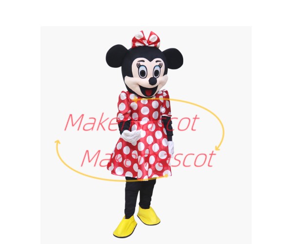 Elegant Minnie Wearing Dress Mascot Costume Elegant Minnie Wearing Dress Mascot Costume