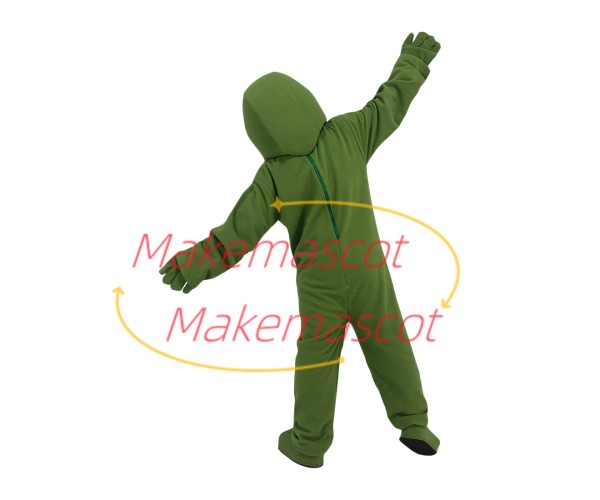 Funny Walking Adult Green Alien Mascot Costume