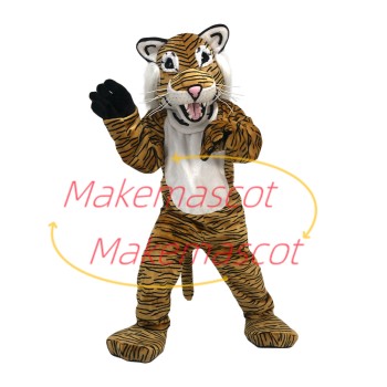 Forceful the Roaring Wild Tiger Mascot Costume