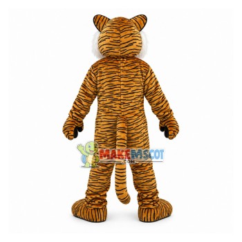 Forceful the Roaring Wild Tiger Mascot Costume Forceful the Roaring Wild Tiger Mascot Costume