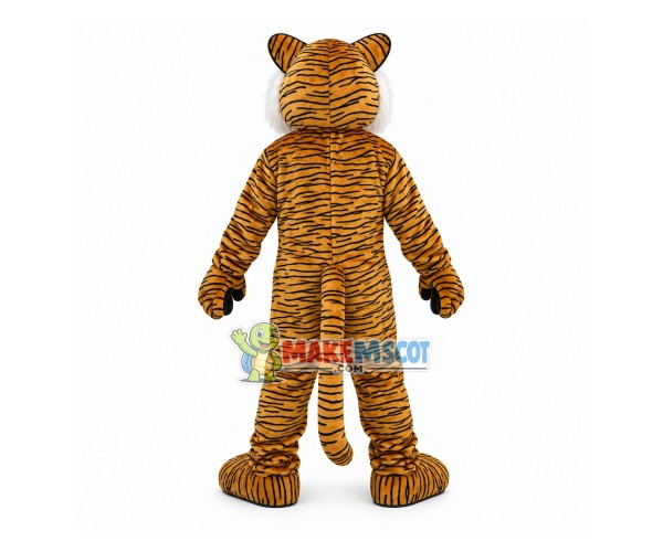 Forceful the Roaring Wild Tiger Mascot Costume Forceful the Roaring Wild Tiger Mascot Costume