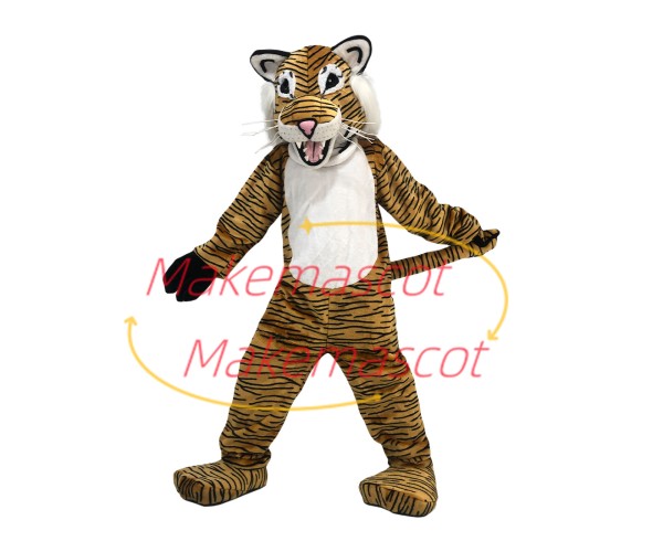 Forceful the Roaring Wild Tiger Mascot Costume