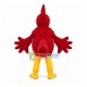 Frightened the Staring Red Chicken Mascot Costume Frightened the Staring Red Chicken Mascot Costume