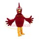 Frightened the Staring Red Chicken Mascot Costume