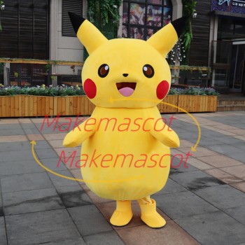 Cute Cartoon Pikachu Mascot Costume Cute Cartoon Pikachu Mascot Costume