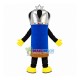 Pencil of Wisdom Mascot Costume Wearing Crown Pencil of Wisdom Mascot Costume Wearing Crown