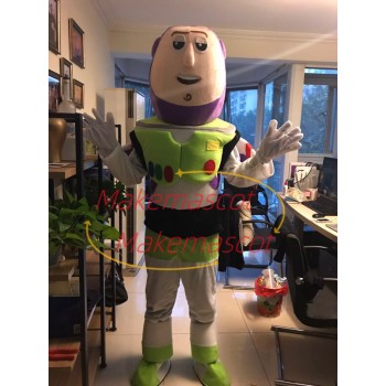 Cartoon Spaceman of the Future Buzz Lightyear Mascot Costume Cartoon Spaceman of the Future Buzz Lightyear Mascot Costume