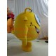 Yellow Big Eyed Monster With Long Tentacles Cartoon Mascot Costume Yellow Big Eyed Monster With Long Tentacles Cartoon Mascot Costume