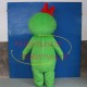Soft Lightweight Cartoon Green One Eyed Monster Mascot Costume Soft Lightweight Cartoon Green One Eyed Monster Mascot Costume