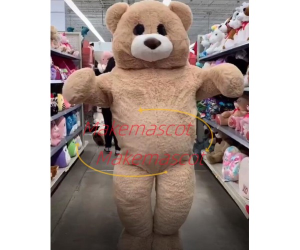 Large Size Cartoon Plush Toy Bear Mascot Costume Large Size Cartoon Plush Toy Bear Mascot Costume