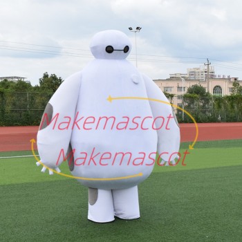 Popular Cartoon Chubby Robot Baymax Mascot Costume