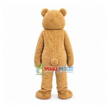 Lovely Soft Cartoon Khaki Teddy Bear Mascot Costume Lovely Soft Cartoon Khaki Teddy Bear Mascot Costume