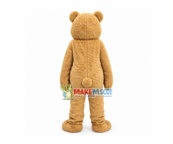 Lovely Soft Cartoon Khaki Teddy Bear Mascot Costume Lovely Soft Cartoon Khaki Teddy Bear Mascot Costume