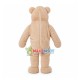 Cute Beige Soft Bear Mascot Costume For Surprised Party Cute Beige Soft Bear Mascot Costume For Surprised Party