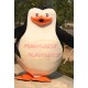 Rational The Leader Penguin of Madagascar Cartoon Mascot Costume