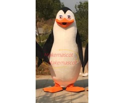 The Smart Madagascar Penguin Kowalski Cartoon Mascot Costume The Smart Madagascar Penguin Kowalski Cartoon Mascot Costume