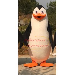 The Smart Madagascar Penguin Kowalski Cartoon Mascot Costume