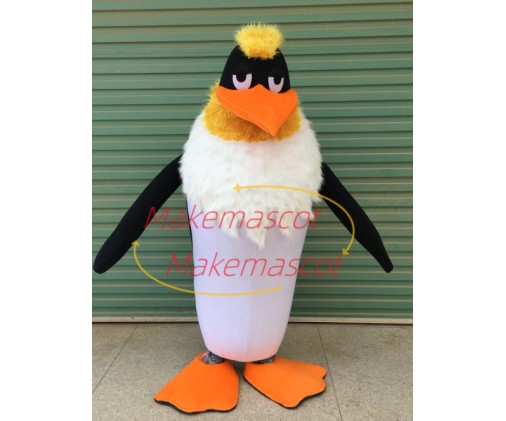 Sluggish The Adult Size Light Penguin Mascot Costume Sluggish The Adult Size Light Penguin Mascot Costume