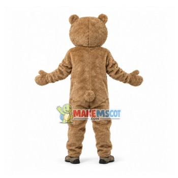 Adult Soft Plush Bear of Cartoon Style Mascot Costume Adult Soft Plush Bear of Cartoon Style Mascot Costume