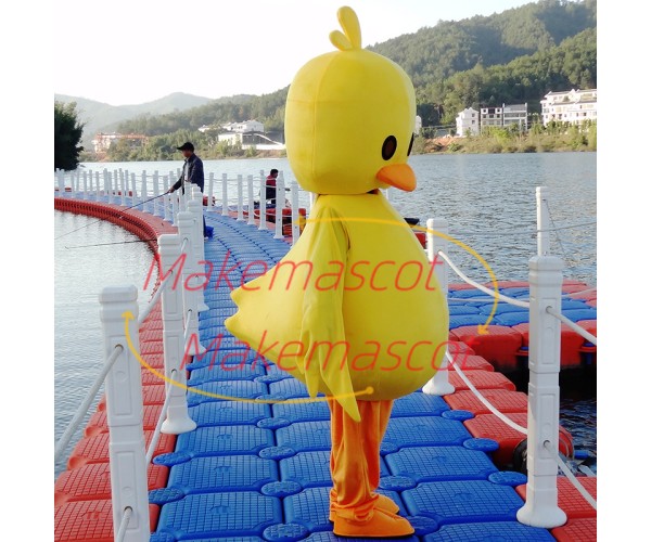 Lively Cartoon Yellow Duck Lightweight Mascot Costume Lively Cartoon Yellow Duck Lightweight Mascot Costume