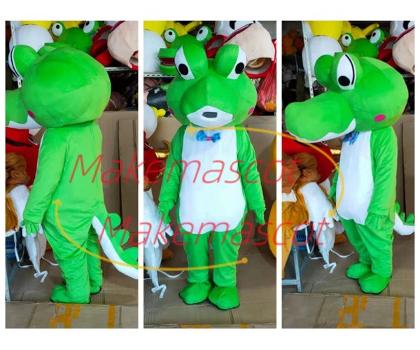Bright Color Cute Baby Crocodile Mascot Costume for Party Bright Color Cute Baby Crocodile Mascot Costume for Party