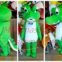 Bright Color Cute Baby Crocodile Mascot Costume for Party