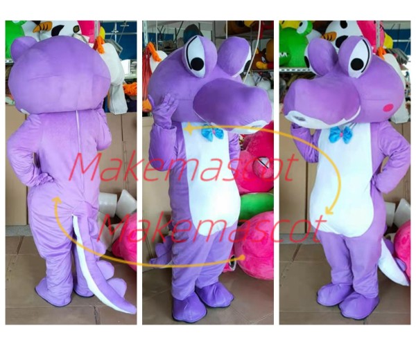 Bright Color Cute Baby Crocodile Mascot Costume for Party Bright Color Cute Baby Crocodile Mascot Costume for Party