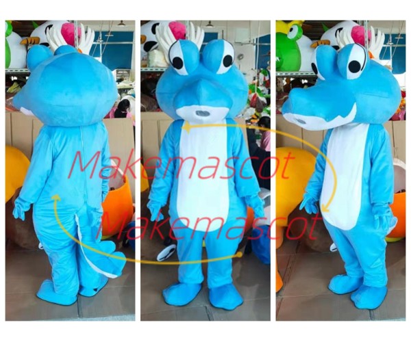 Bright Color Cute Baby Crocodile Mascot Costume for Party Bright Color Cute Baby Crocodile Mascot Costume for Party
