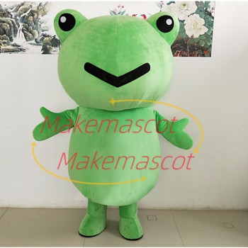 Adult Lovely Cartoon Frog With Simple Look Mascot Costume Adult Lovely Cartoon Frog With Simple Look Mascot Costume