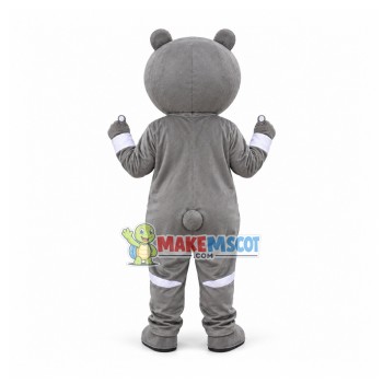 Depressed Soft Cartoon Gray Rilakkuma Mascot Costume