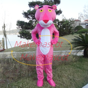 Lovable Cartoon Role The Individual Pink Panther Mascot Costume
