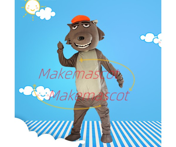 The Wise Villain Wolffy Mascot Costume Adult Outfit The Wise Villain Wolffy Mascot Costume Adult Outfit