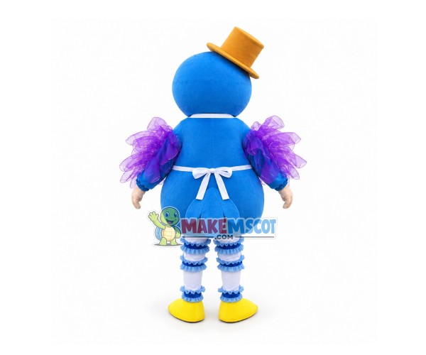 Gentle Duck With Lace Apron Mascot Costume for Celebration Gentle Duck With Lace Apron Mascot Costume for Celebration