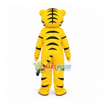 Adult Lovely Yellow Tiger Mascot Costume For Outdoor Event Adult Lovely Yellow Tiger Mascot Costume For Outdoor Event