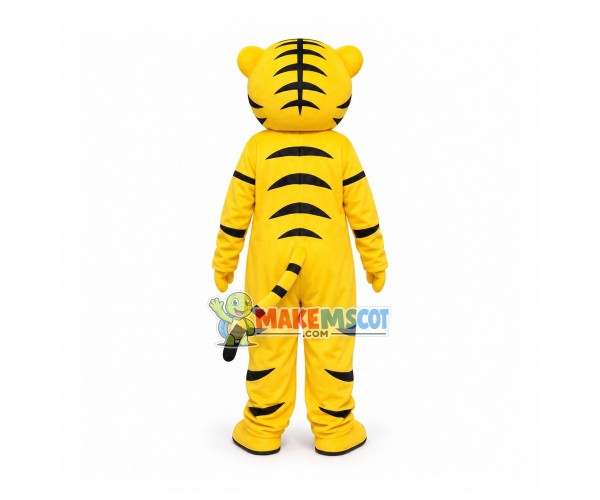 Adult Lovely Yellow Tiger Mascot Costume For Outdoor Event Adult Lovely Yellow Tiger Mascot Costume For Outdoor Event