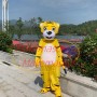Adult Lovely Yellow Tiger Mascot Costume For Outdoor Event