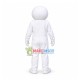 Human Look The Robot Baymax Cartoon Mascot Costume Human Look The Robot Baymax Cartoon Mascot Costume