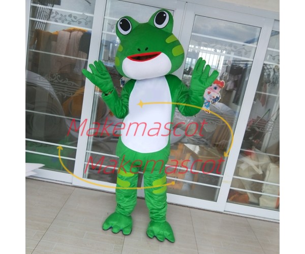 Sexy Big-eyed Frog With Red Lips Cartoon Mascot Costume Sexy Big-eyed Frog With Red Lips Cartoon Mascot Costume
