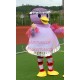 Tender Mother Duck Wearing Apron Cartoon Mascot Costume Tender Mother Duck Wearing Apron Cartoon Mascot Costume