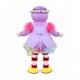 Tender Mother Duck Wearing Apron Cartoon Mascot Costume Tender Mother Duck Wearing Apron Cartoon Mascot Costume