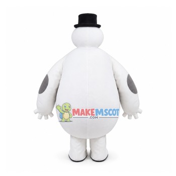 Interesting Cartoon Baymax With Gentleman Look Mascot Costume