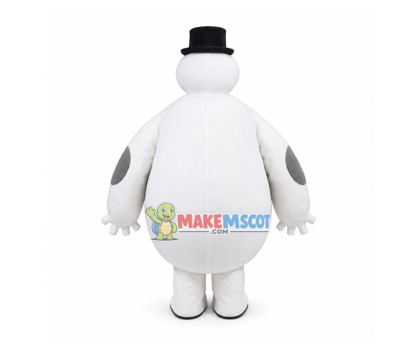 Interesting Cartoon Baymax With Gentleman Look Mascot Costume