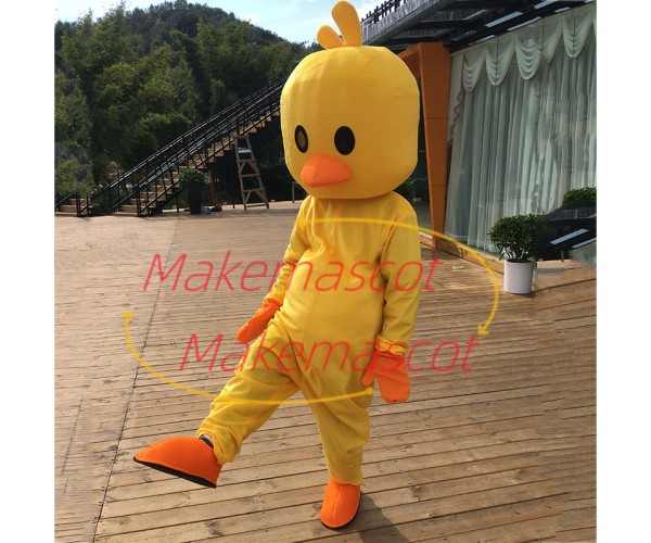 Free Walking The Lightweight Yellow Chicken Cartoon Mascot Costume Free Walking The Lightweight Yellow Chicken Cartoon Mascot Costume